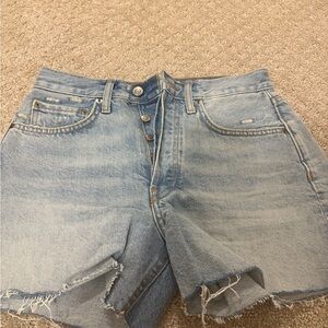 Zara Light Blue Denim Shorts